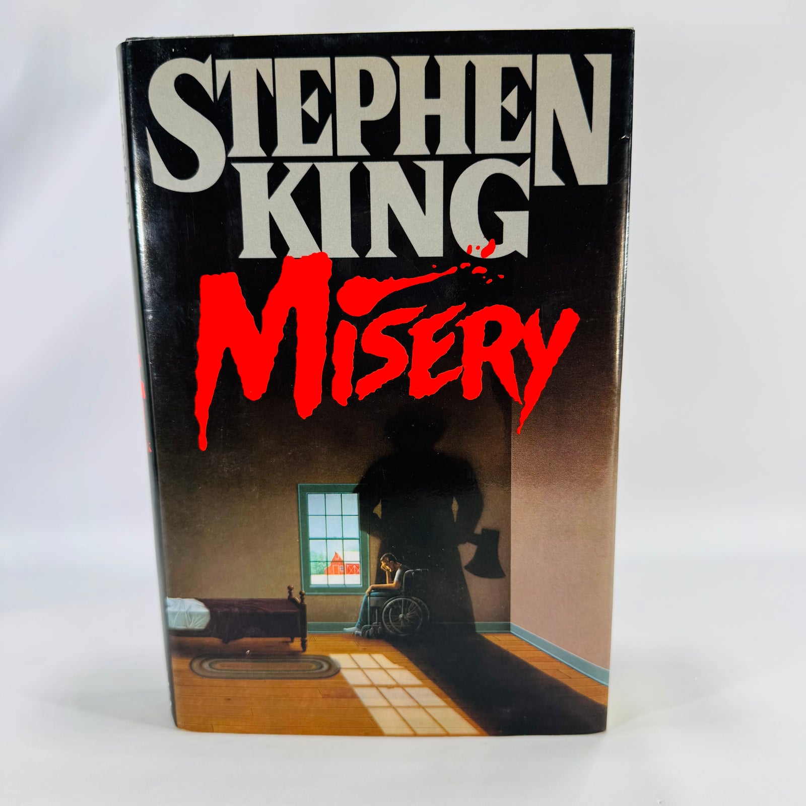 Horror Fiction Classic — Misery (1987) — Stephen King | Price-intact DJ, Psychological Thriller