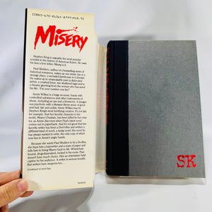 Horror Fiction Classic — Misery (1987) — Stephen King | Price-intact DJ, Psychological Thriller