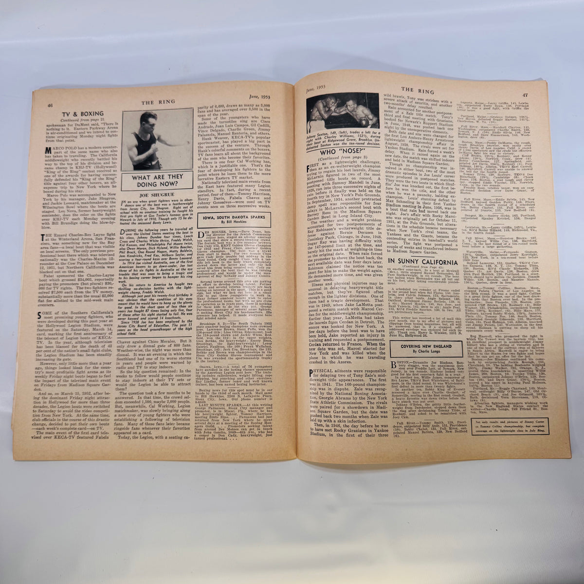Two Vintage Issues of The Ring (Nov 1952 & Jun 1953 International) – Boxing’s Heartbeat