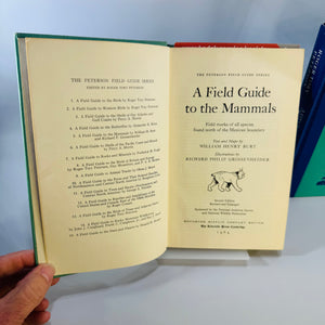Peterson Field Guide Birds Mammals Bundle | Vintage Wildlife Reference Books