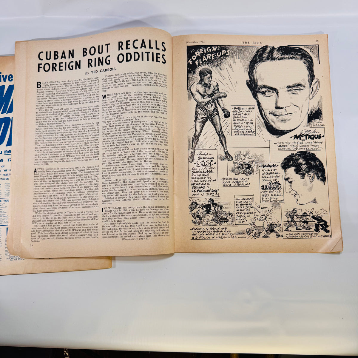 Two Vintage Issues of The Ring (Nov 1952 & Jun 1953 International) – Boxing’s Heartbeat