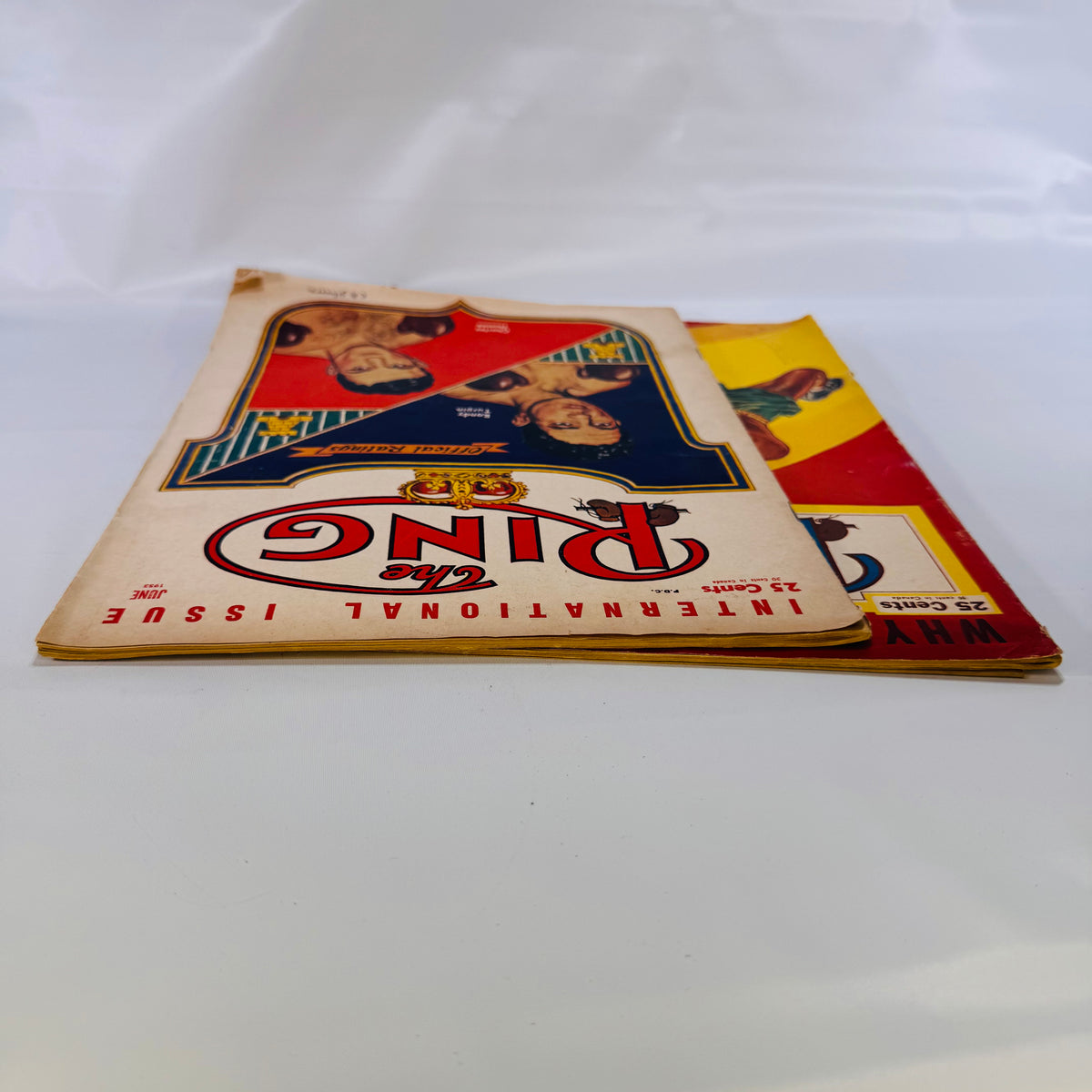 Two Vintage Issues of The Ring (Nov 1952 & Jun 1953 International) – Boxing’s Heartbeat