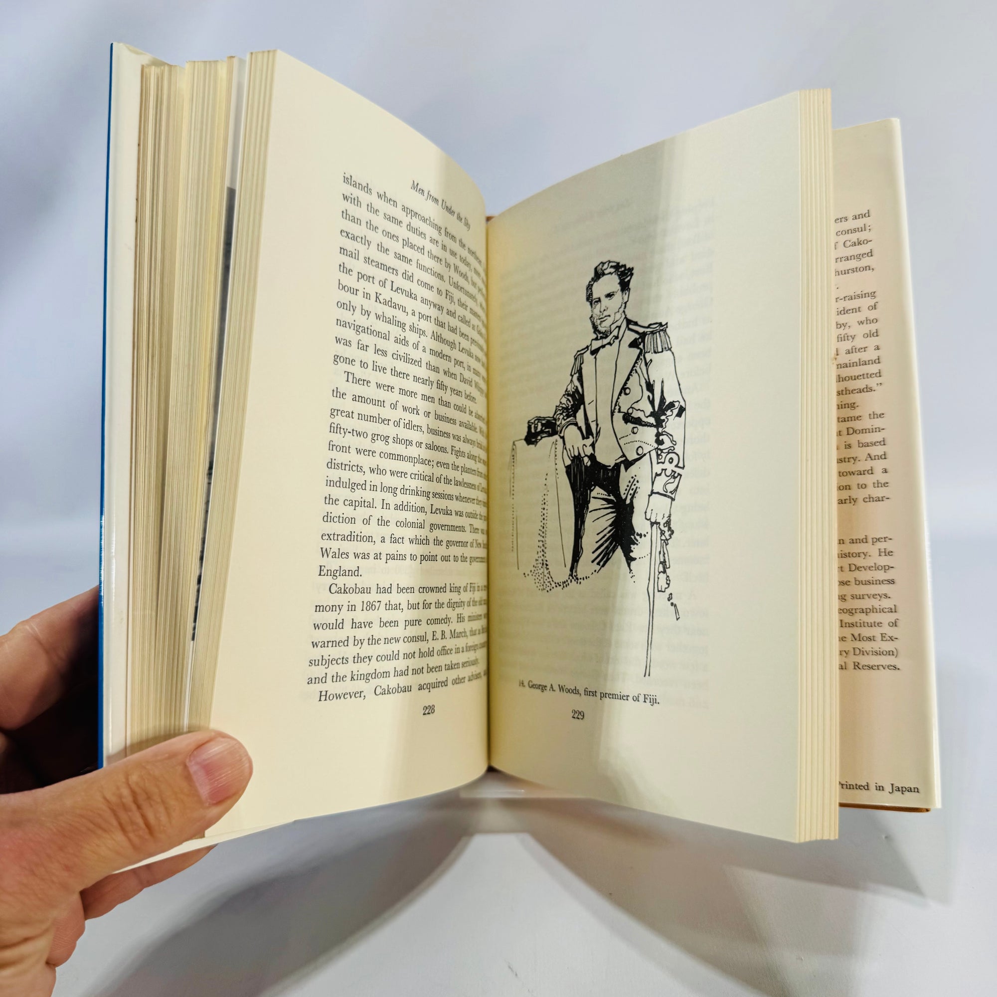 Pacific History — Men from Under the Sky (1973, First Printing) — Stanley Brown | HC/DJ, Illustrated, Exploration History