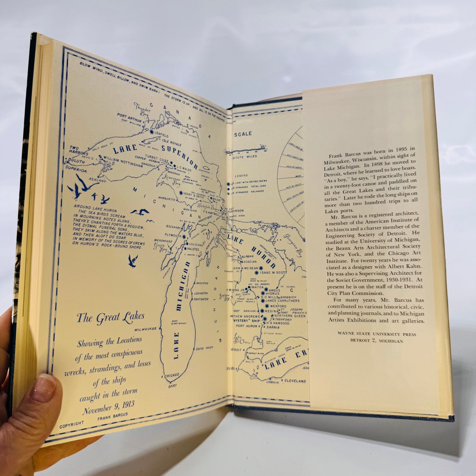 Freshwater Fury by Frank Barcus (1966), Wayne State University Press, Hardcover with Dust Jacket