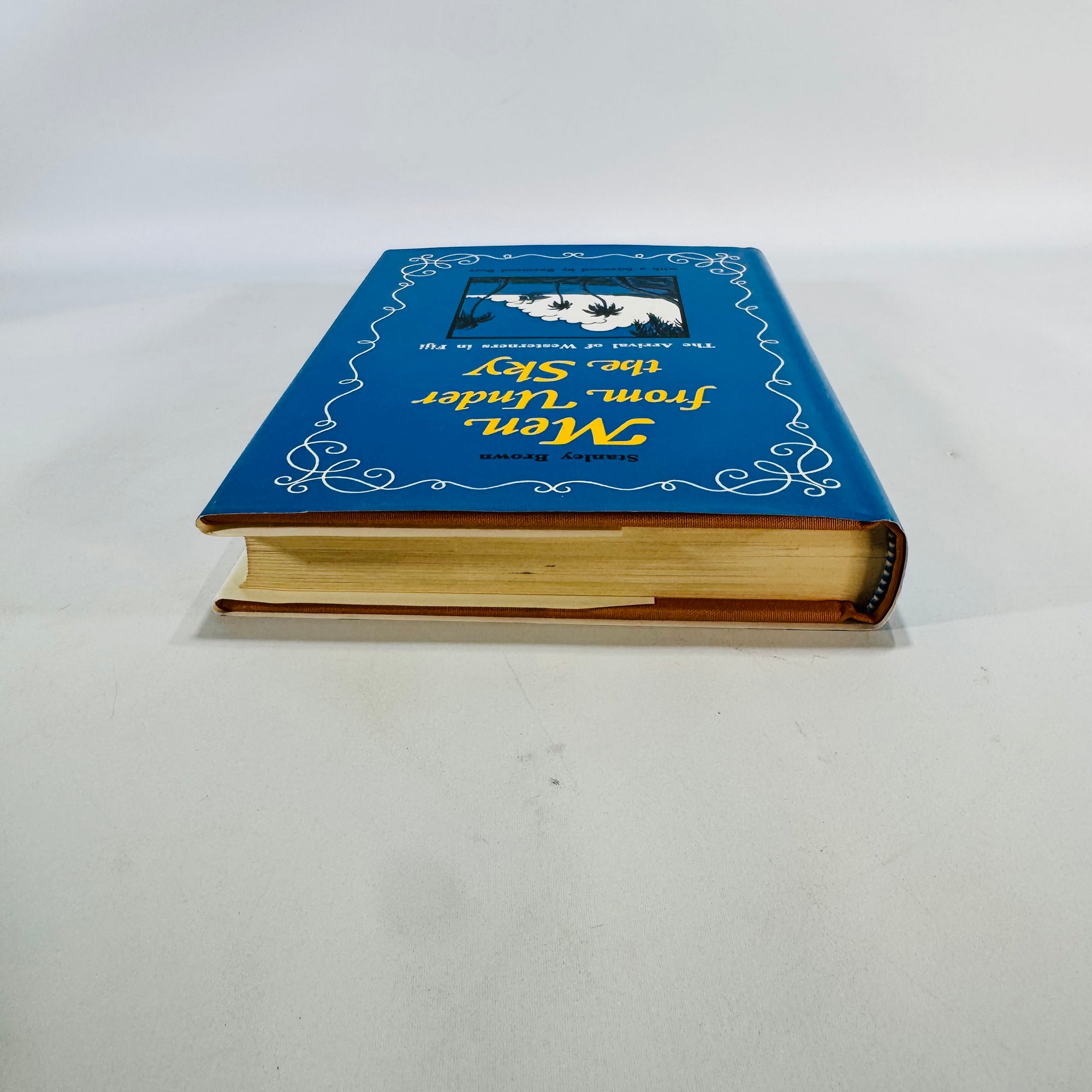 Pacific History — Men from Under the Sky (1973, First Printing) — Stanley Brown | HC/DJ, Illustrated, Exploration History