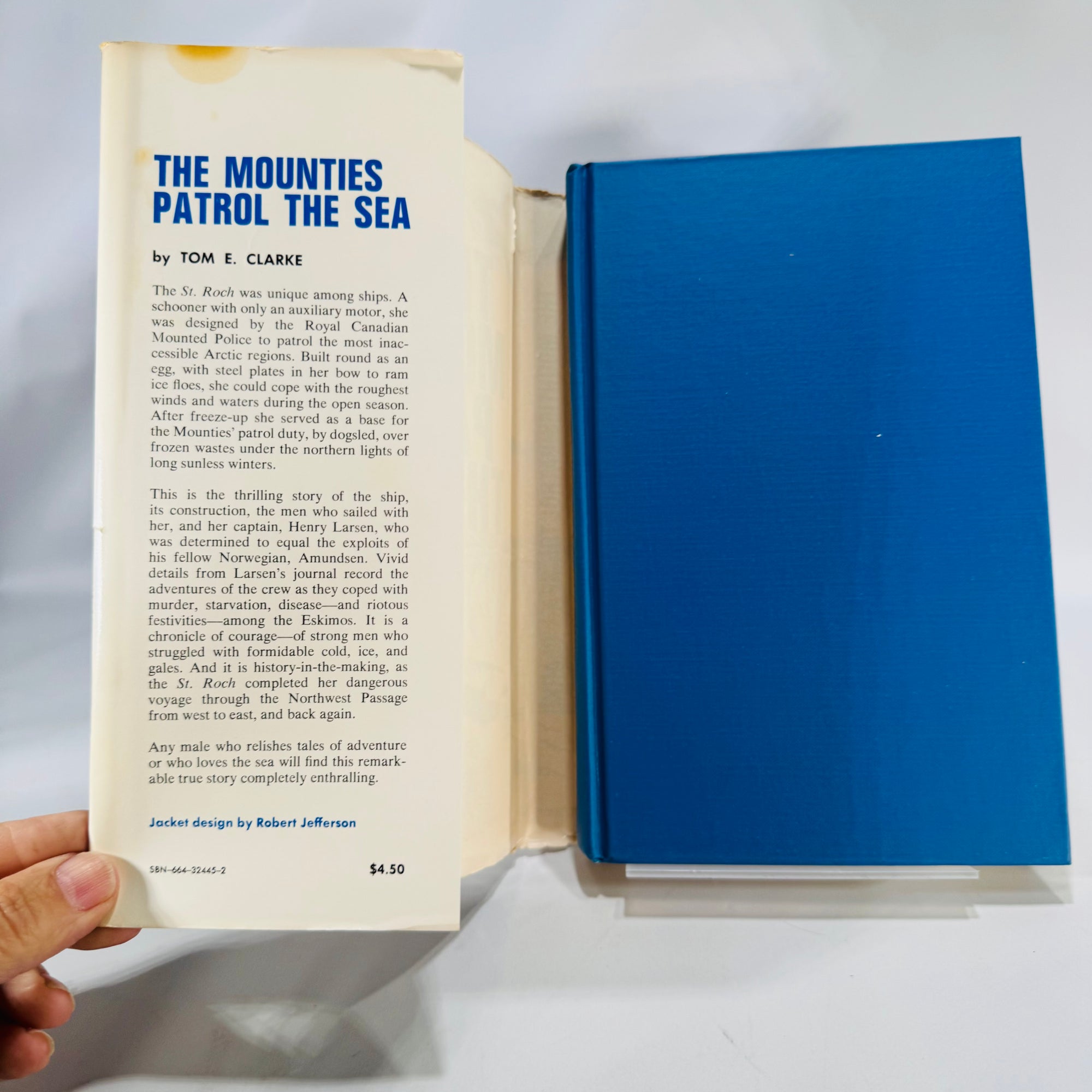 The Mounties Patrol the Sea (1969) — Tom E. Clarke | Dust Jacket, Nonfiction Arctic Exploration, Maritime History