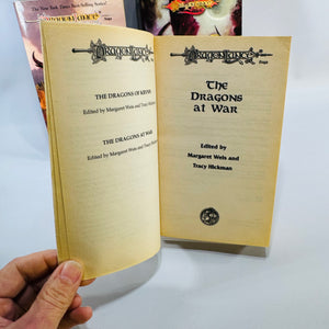 Dragonlance Fantasy Book Bundle Dragons of Chaos War Time Weis Hickman Paperbacks