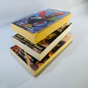 Dragonlance Fantasy Book Bundle Dragons of Chaos War Time Weis Hickman Paperbacks