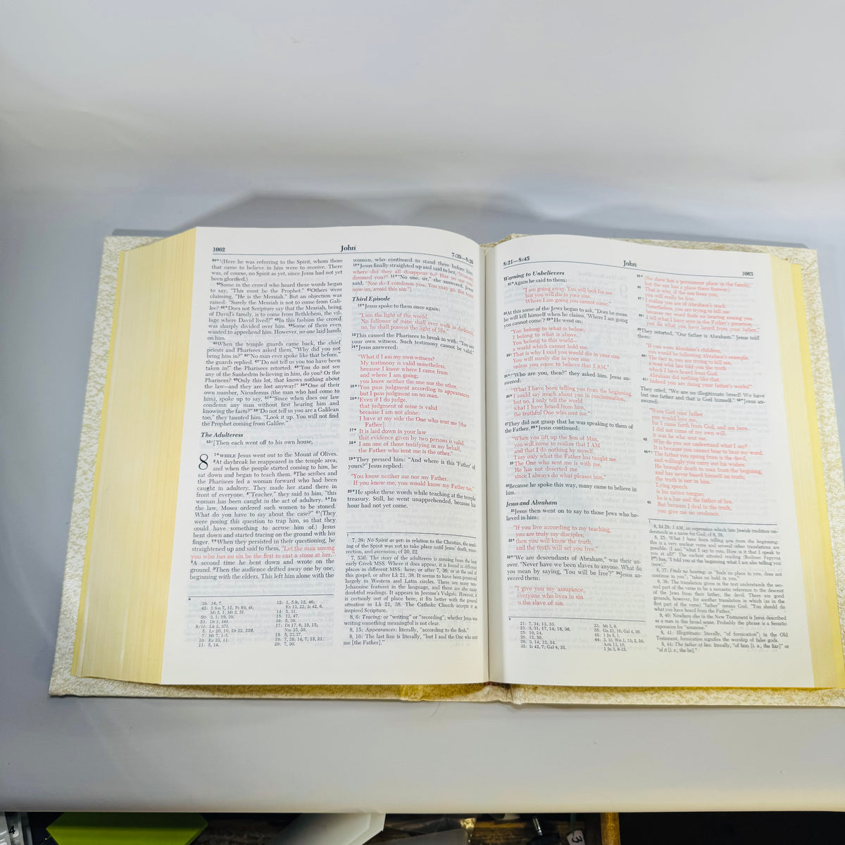 Vintage Catholic Family Bible New American Bible Knights of Columbus Memorial 1984–1985