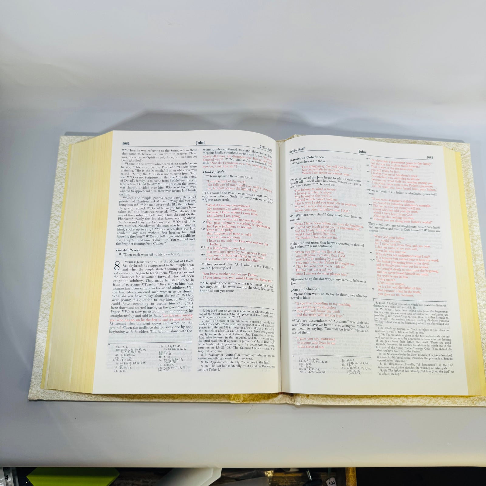 Vintage Catholic Family Bible New American Bible Knights of Columbus Memorial 1984–1985