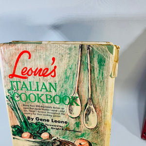 Italian Cookbook Bundle Leone’s Italian Cookbook 1967 + Sons of Italy Recipes