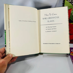 Horticulture / Gardening Reference — Orchid & Greenhouse Guides 3-Book Set (c.1970s–1980s) — Fitch • Chabot • Zim/Shuttleworth/Dillon | Illustrated, Orchid Care