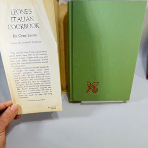 Italian Cookbook Bundle Leone’s Italian Cookbook 1967 + Sons of Italy Recipes