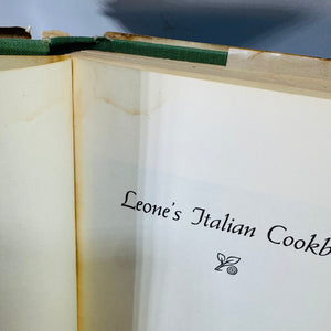 Italian Cookbook Bundle Leone’s Italian Cookbook 1967 + Sons of Italy Recipes