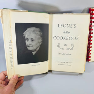 Italian Cookbook Bundle Leone’s Italian Cookbook 1967 + Sons of Italy Recipes
