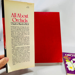 Horticulture / Gardening Reference — Orchid & Greenhouse Guides 3-Book Set (c.1970s–1980s) — Fitch • Chabot • Zim/Shuttleworth/Dillon | Illustrated, Orchid Care