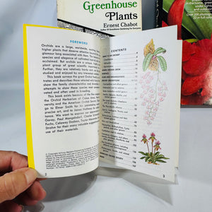 Horticulture / Gardening Reference — Orchid & Greenhouse Guides 3-Book Set (c.1970s–1980s) — Fitch • Chabot • Zim/Shuttleworth/Dillon | Illustrated, Orchid Care