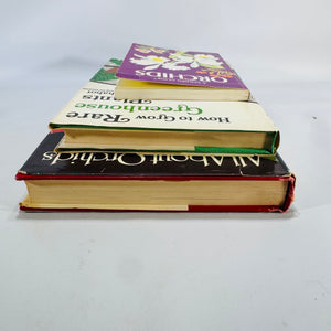 Horticulture / Gardening Reference — Orchid & Greenhouse Guides 3-Book Set (c.1970s–1980s) — Fitch • Chabot • Zim/Shuttleworth/Dillon | Illustrated, Orchid Care
