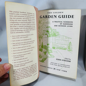Garden & Greenhouse Paperbacks Lot (1961–1976) — Golden Guides + Signet | 4-Book Vintage Gardening Reference