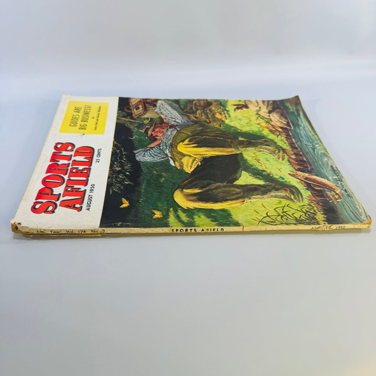 Sports Afield August 1950 Vintage Magazine Hunting Fishing Outdoor Life Mid Century Ads Collectible