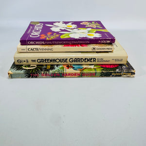 Garden & Greenhouse Paperbacks Lot (1961–1976) — Golden Guides + Signet | 4-Book Vintage Gardening Reference
