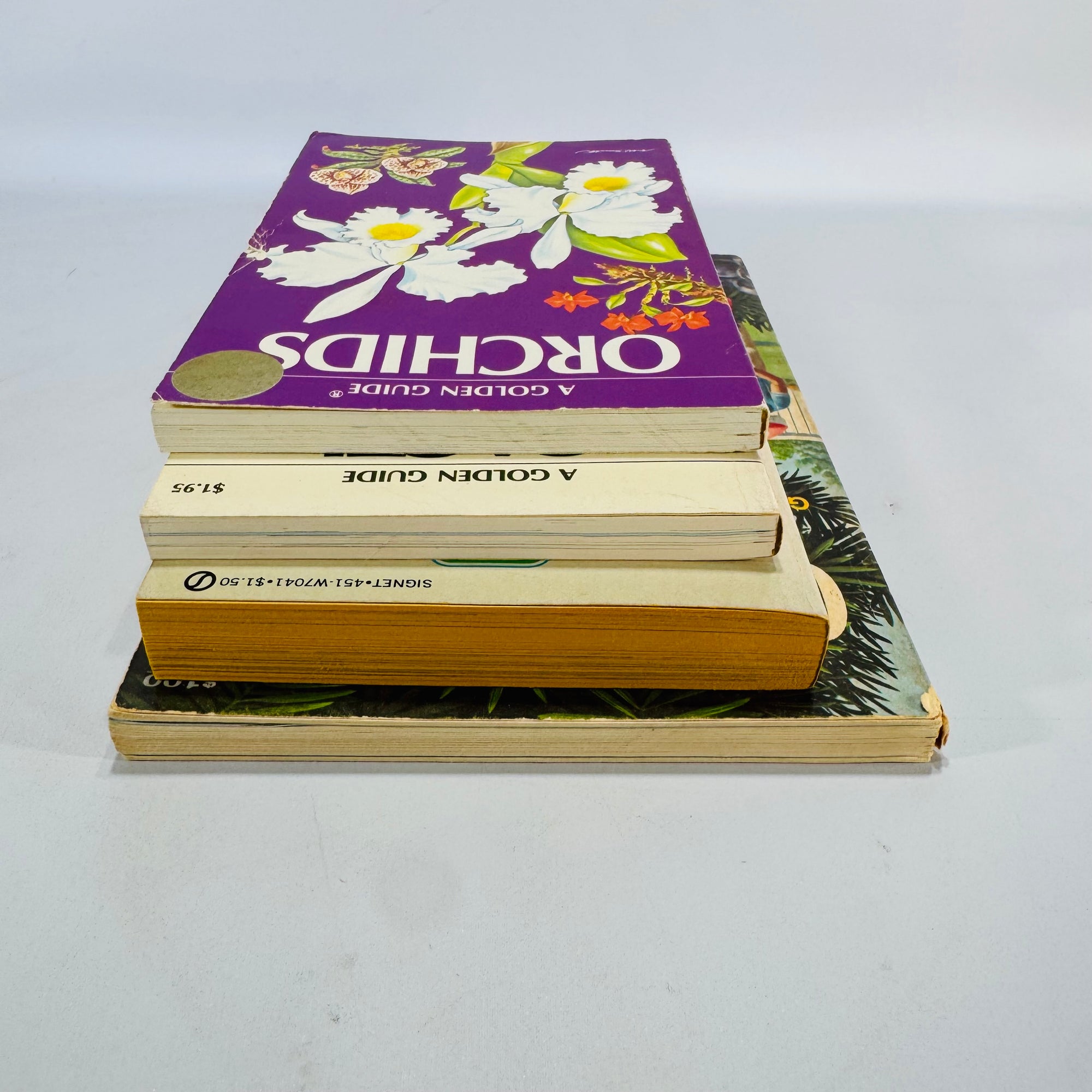 Garden & Greenhouse Paperbacks Lot (1961–1976) — Golden Guides + Signet | 4-Book Vintage Gardening Reference