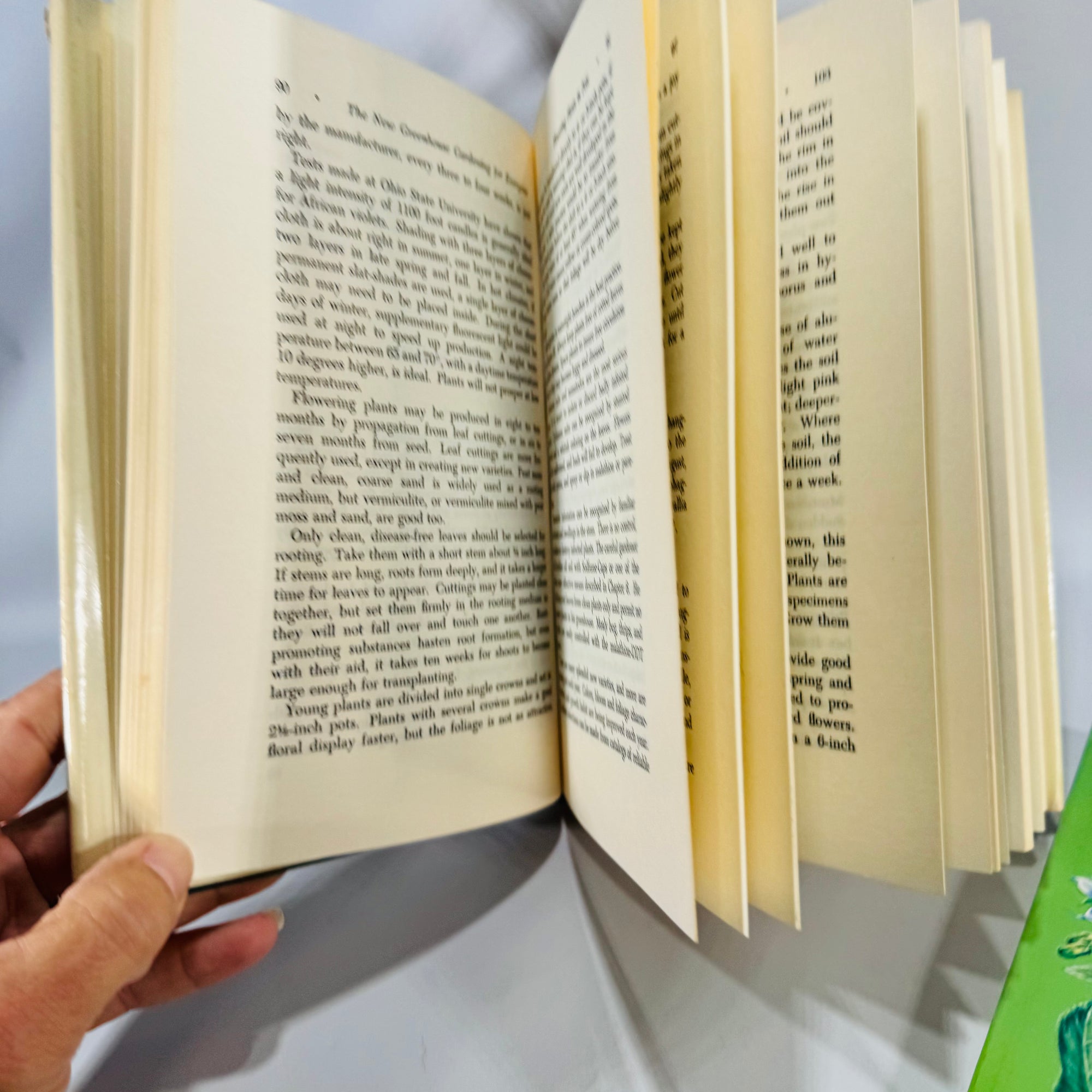 Greenhouse Gardening & Herbs Duo — The New Greenhouse Gardening for Everyone (HC/DJ, 1955/Gramercy) + Herbs and Spices Golden Guide (1976 PB) | Gardening & Herb Reference