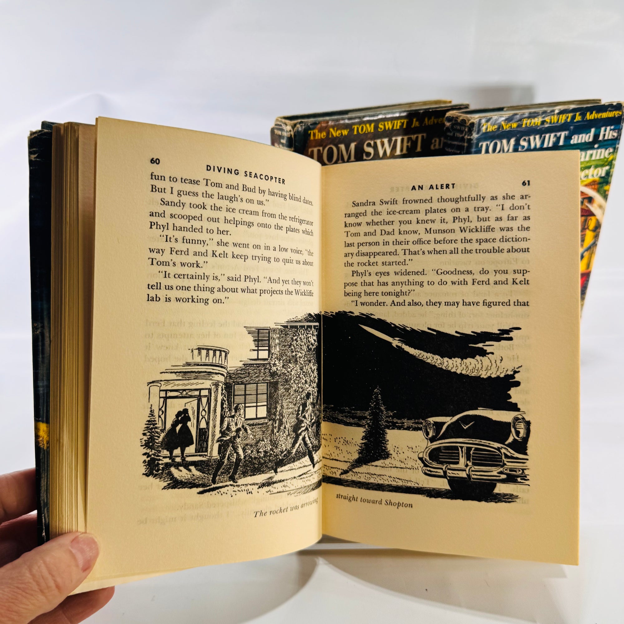 Five Tom Swift Jr. Adventures by Victor Appleton II – Vintage Series by Grosset & Dunlap Inc.