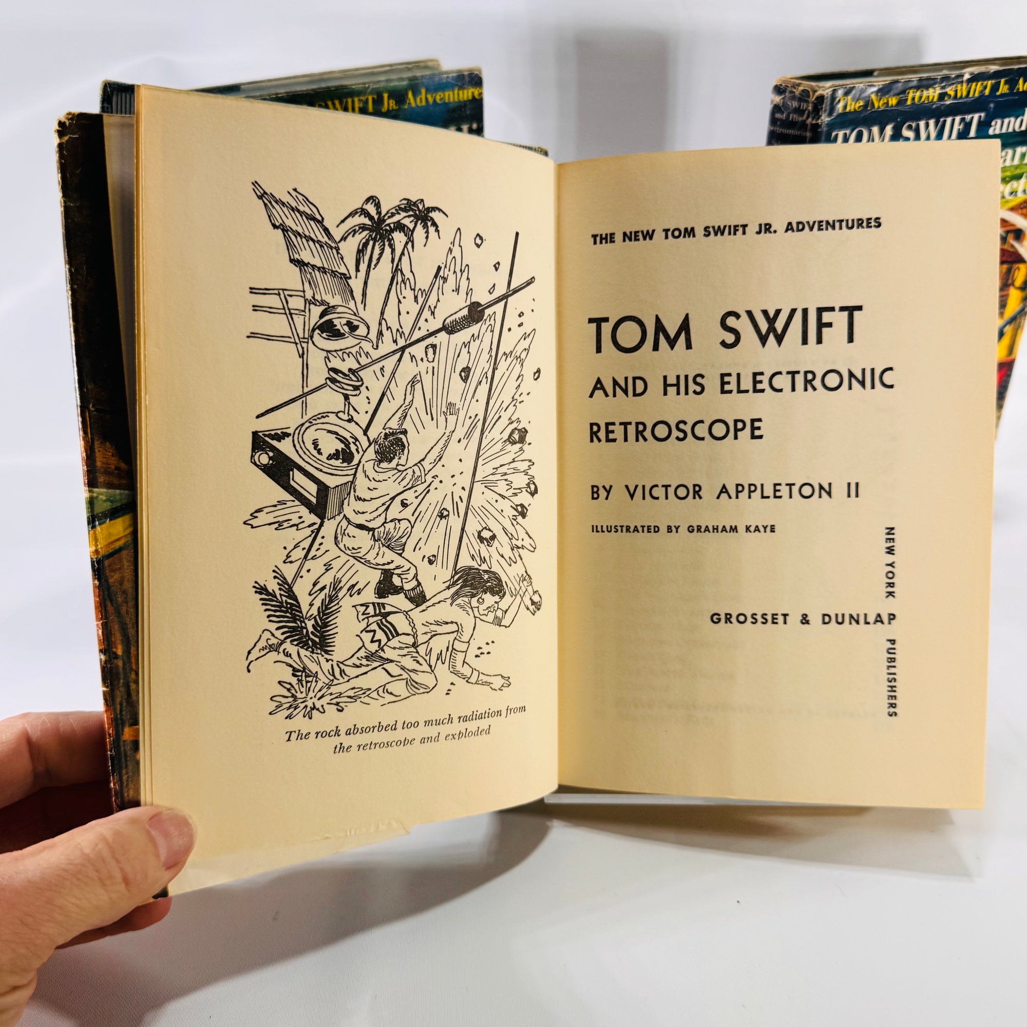 Five Tom Swift Jr. Adventures by Victor Appleton II – Vintage Series by Grosset & Dunlap Inc.