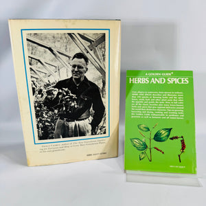 Greenhouse Gardening & Herbs Duo — The New Greenhouse Gardening for Everyone (HC/DJ, 1955/Gramercy) + Herbs and Spices Golden Guide (1976 PB) | Gardening & Herb Reference