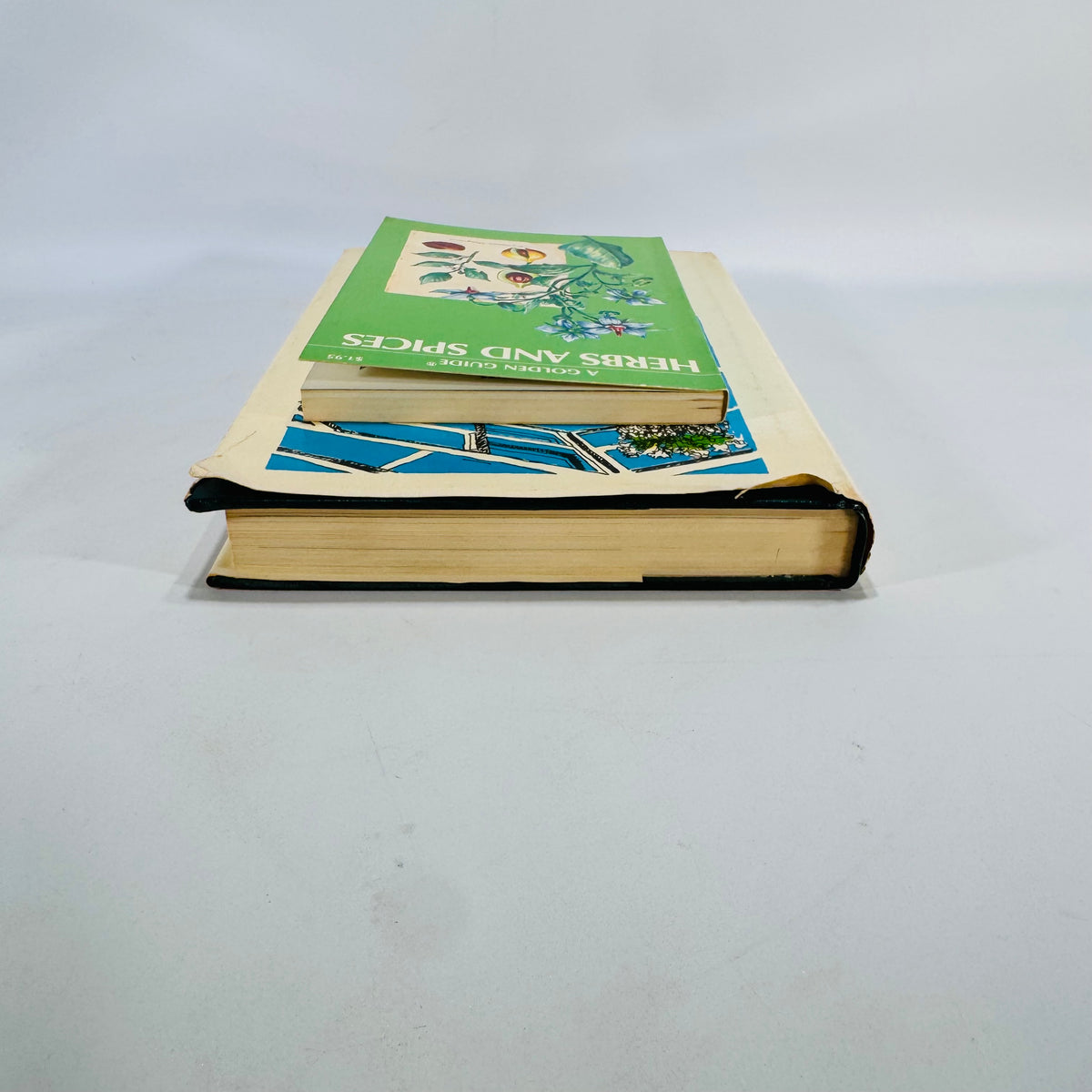 Greenhouse Gardening & Herbs Duo — The New Greenhouse Gardening for Everyone (HC/DJ, 1955/Gramercy) + Herbs and Spices Golden Guide (1976 PB) | Gardening & Herb Reference