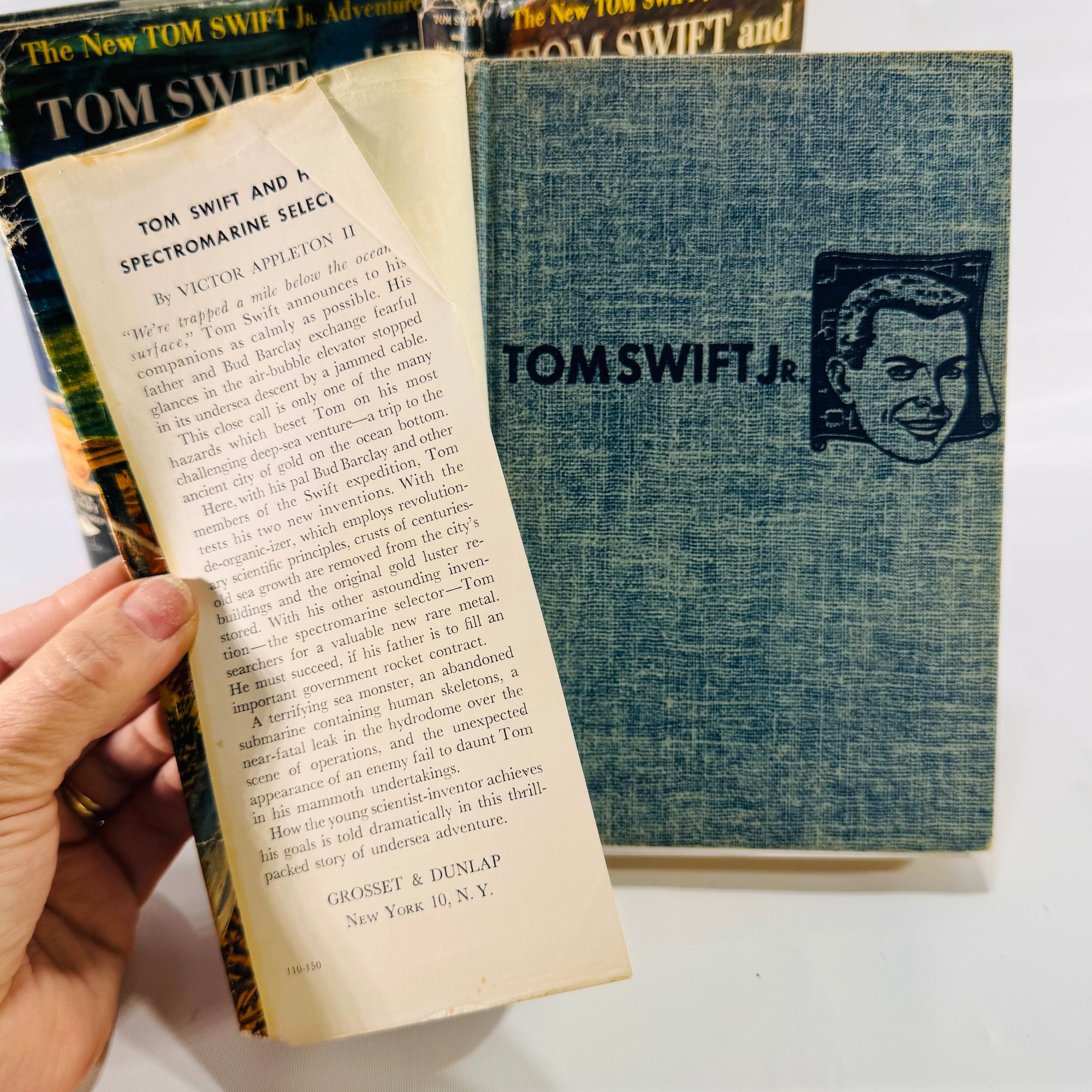 Five Tom Swift Jr. Adventures by Victor Appleton II – Vintage Series by Grosset & Dunlap Inc.
