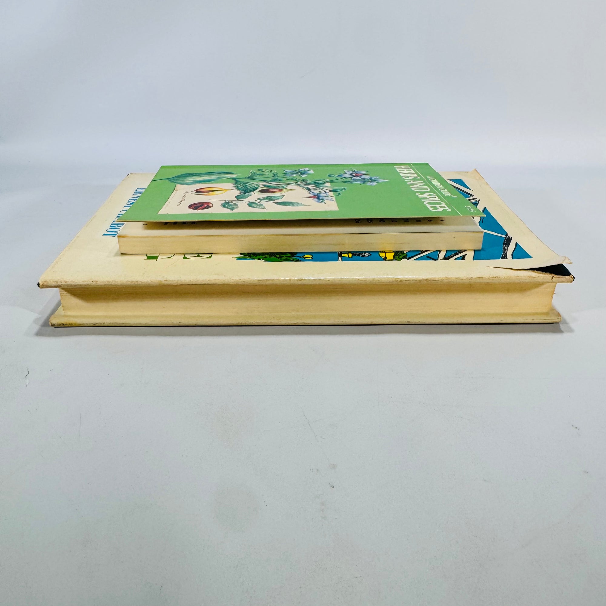 Greenhouse Gardening & Herbs Duo — The New Greenhouse Gardening for Everyone (HC/DJ, 1955/Gramercy) + Herbs and Spices Golden Guide (1976 PB) | Gardening & Herb Reference