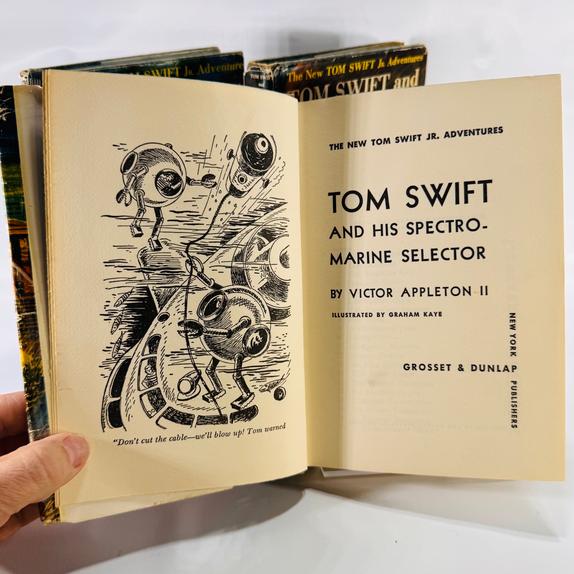 Five Tom Swift Jr. Adventures by Victor Appleton II – Vintage Series by Grosset & Dunlap Inc.