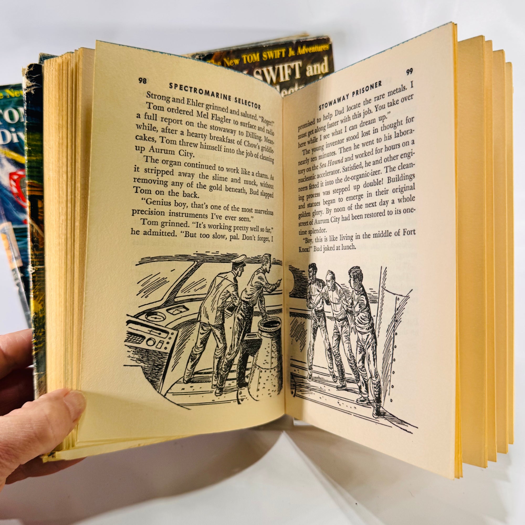Five Tom Swift Jr. Adventures by Victor Appleton II – Vintage Series by Grosset & Dunlap Inc.