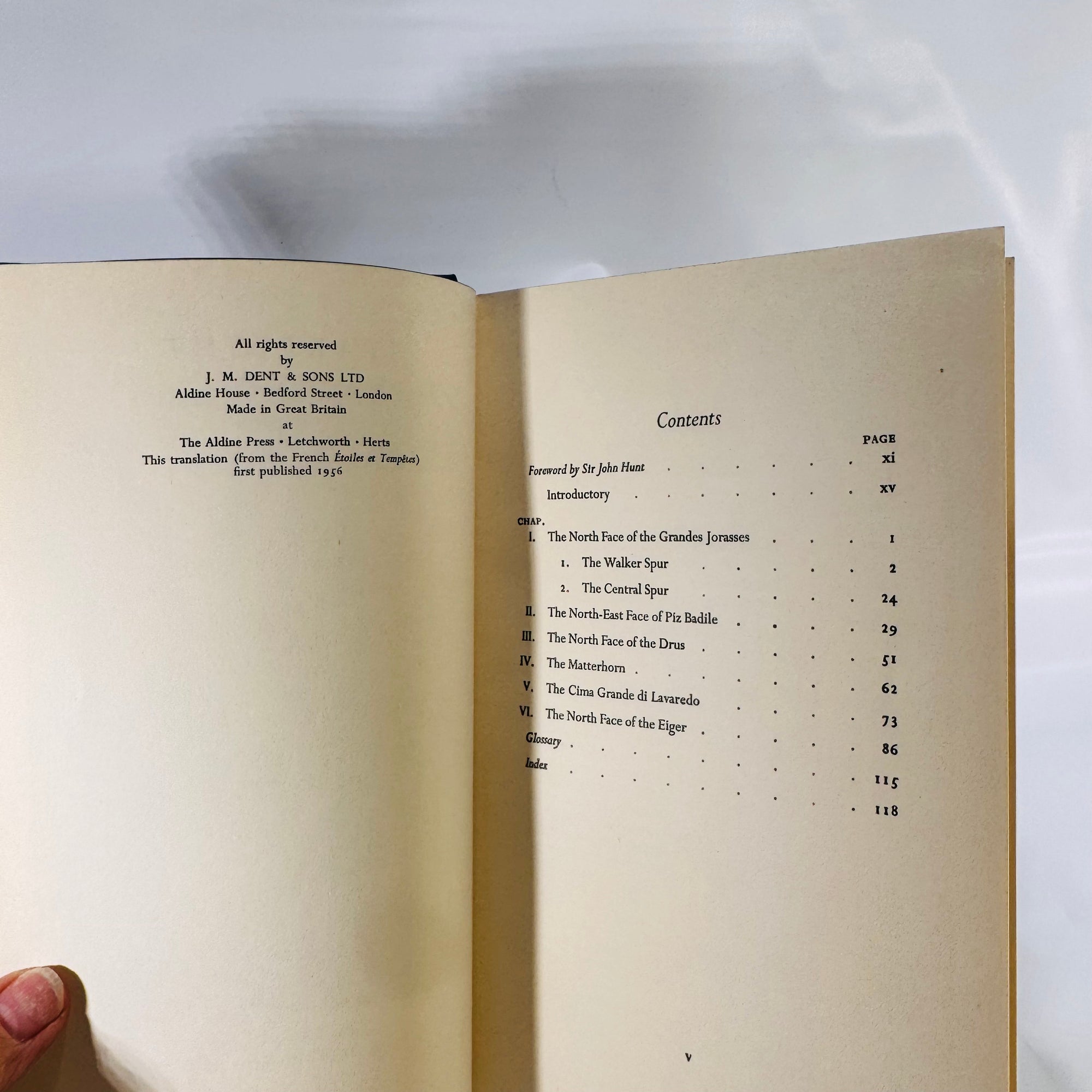 Starlight and Storm: The Ascent of Six Great North Faces of the Alps by Gaston Rébuffat (1956) Hardcover