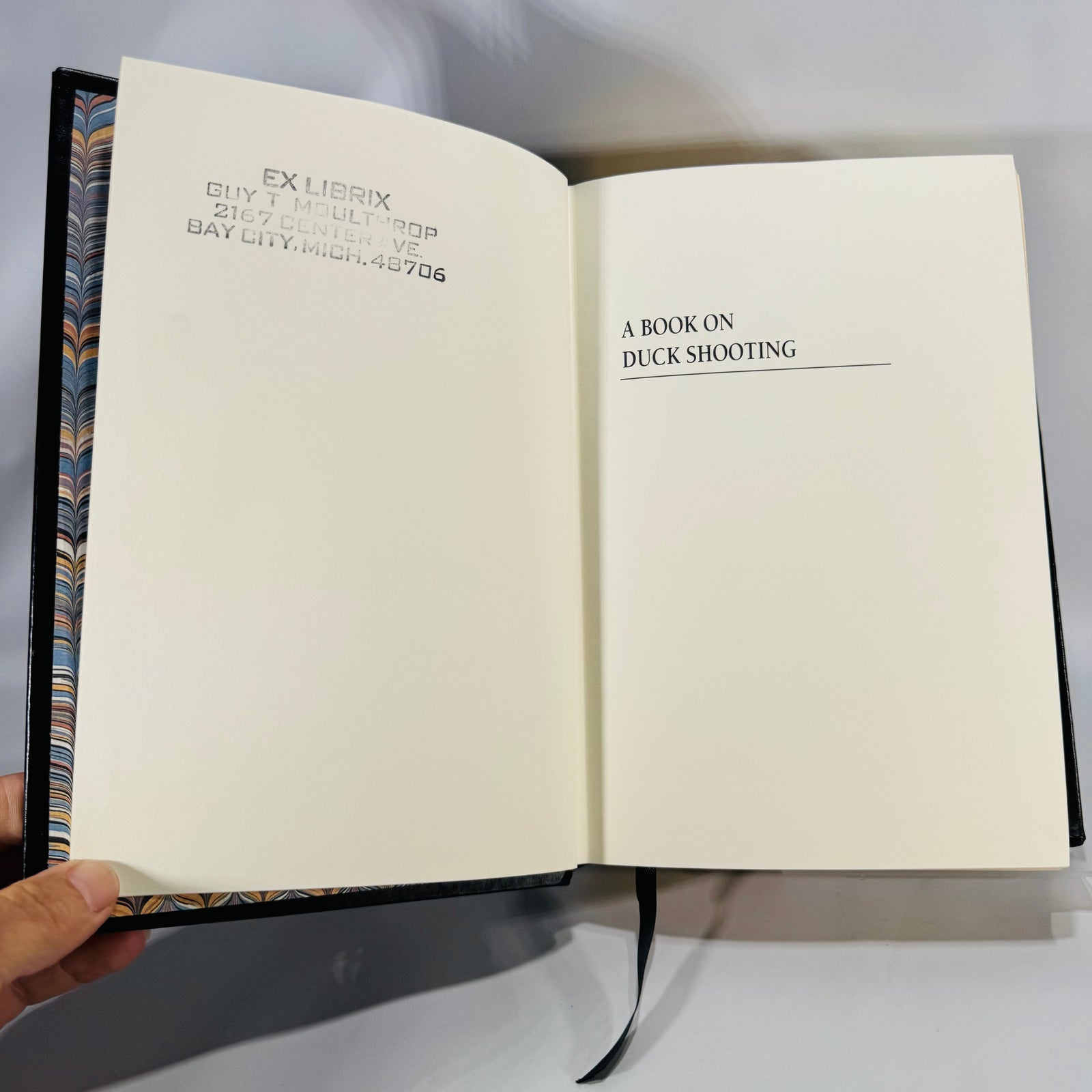 A Book on Duck Shooting (1982 Limited Edition) — Van Campen Heilner | Numbered, Ribbon & Gilt Edges, Hunting & Fishing / Waterfowl