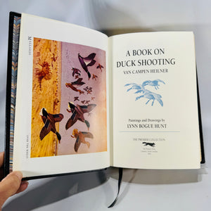 A Book on Duck Shooting (1982 Limited Edition) — Van Campen Heilner | Numbered, Ribbon & Gilt Edges, Hunting & Fishing / Waterfowl