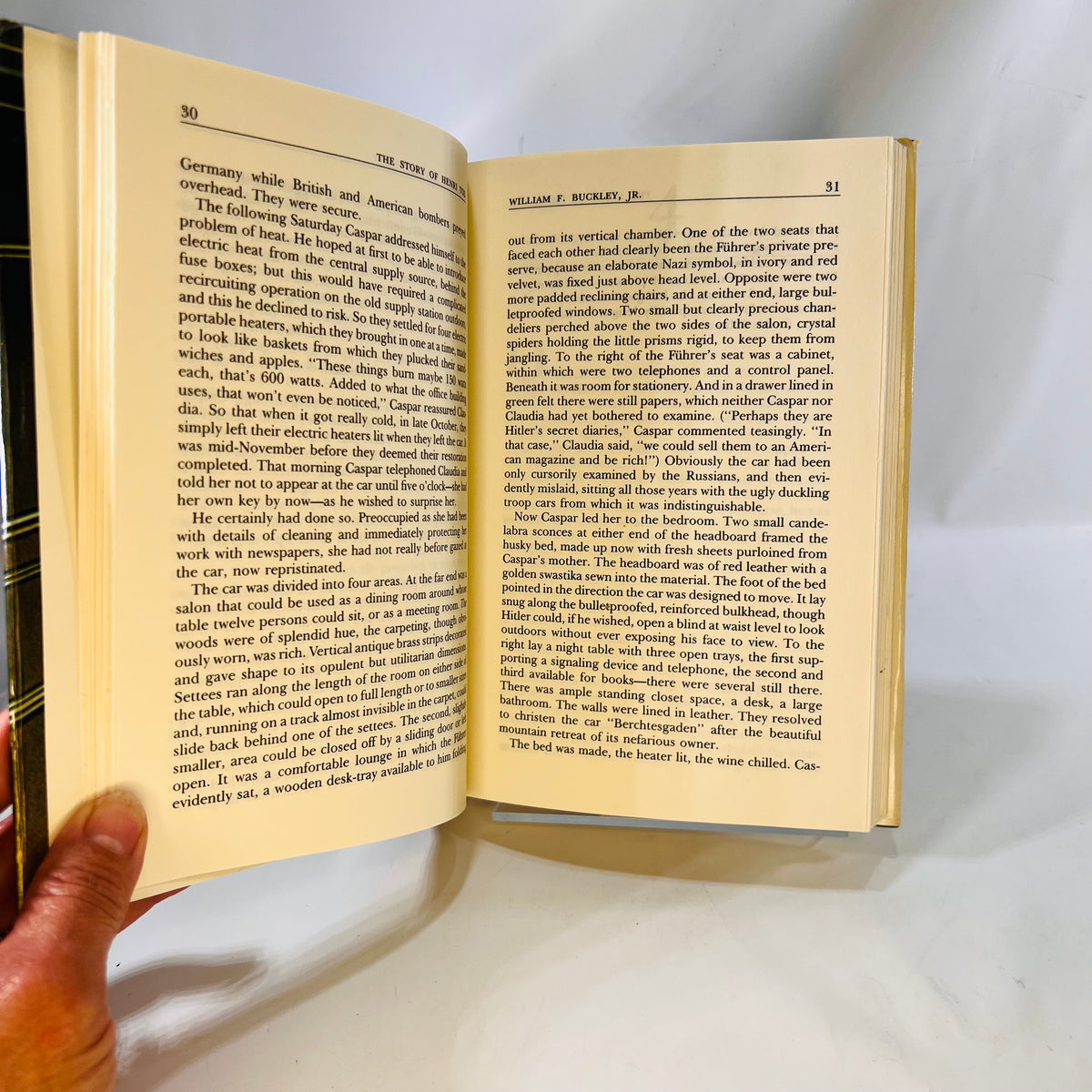 The Story of Henri Tod by William F. Buckley Jr. 1984 Double Day & Company Vintage Fiction Book