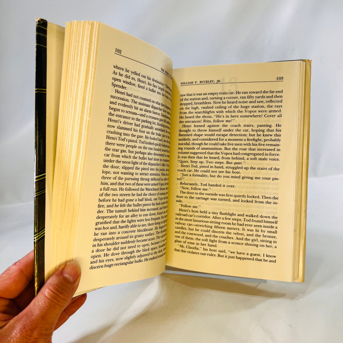 The Story of Henri Tod by William F. Buckley Jr. 1984 Double Day & Company Vintage Fiction Book