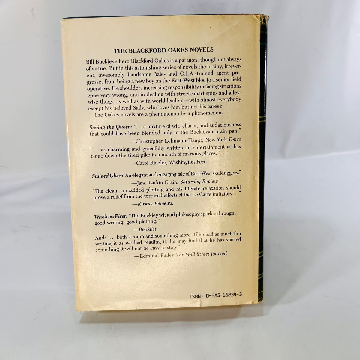 The Story of Henri Tod by William F. Buckley Jr. 1984 Double Day & Company Vintage Fiction Book