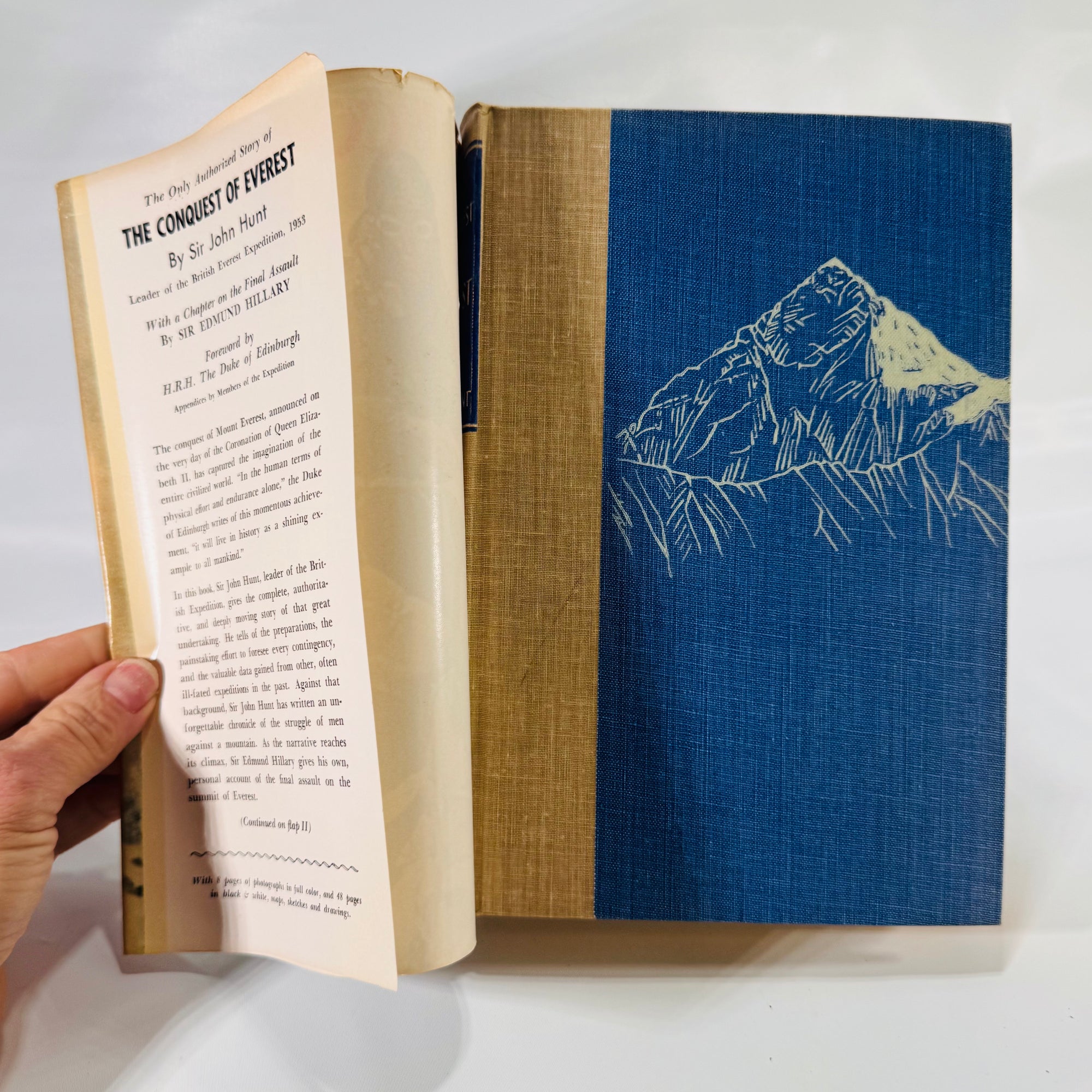 The Conquest of Everest by Sir John Hunt (1954), E.P. Dutton, Hardcover with Dust Jacket