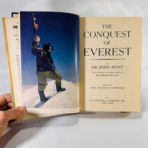The Conquest of Everest by Sir John Hunt (1954), E.P. Dutton, Hardcover with Dust Jacket