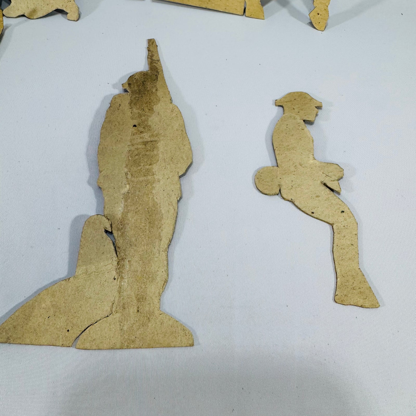 Vintage Marx Soldiers of Fortune Tin Litho Targets | 1930s Military Toy Game Pieces