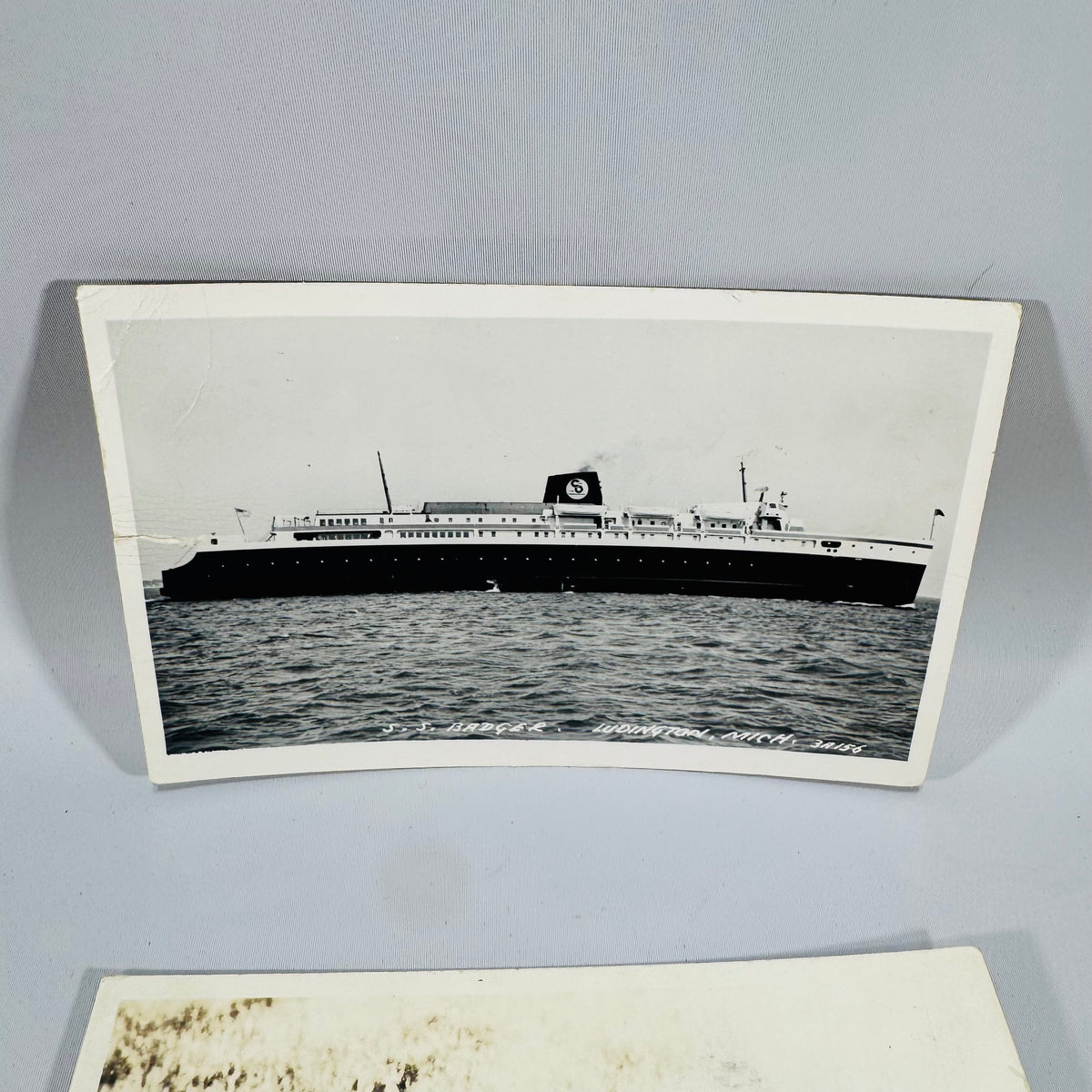 Vintage Michigan Postcard Bundle | S.S. Badger Ludington & Harrison Bear Postcards