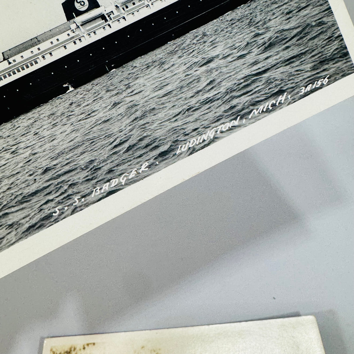 Vintage Michigan Postcard Bundle | S.S. Badger Ludington & Harrison Bear Postcards