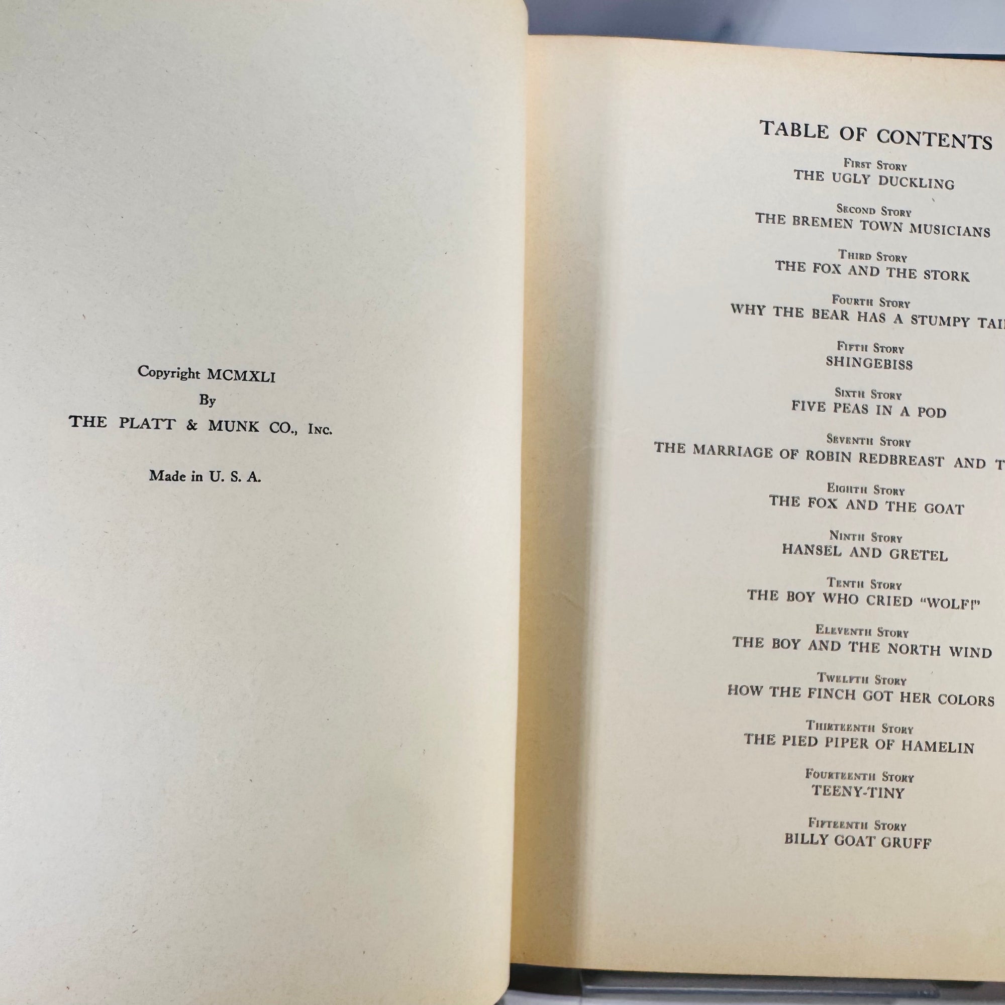 Tales from Storyland Edited by Watty Piper, Illustrated by George and Doris Hauman (1941) - Hardcover