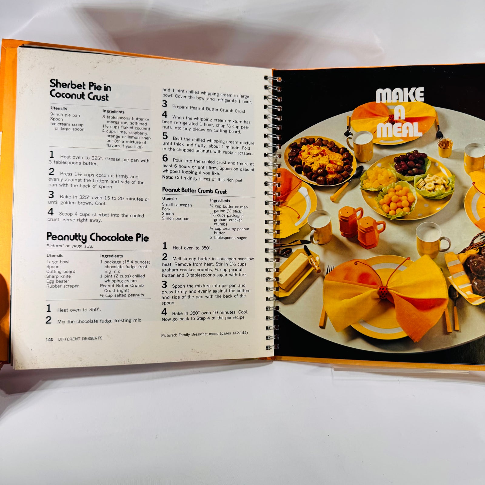 Two Vintage Betty Crocker Books Bundle: Parties for Children (1972) & Cookbooks for Boys and Girls (1976), Hardcover with Spiral Metal Bindings