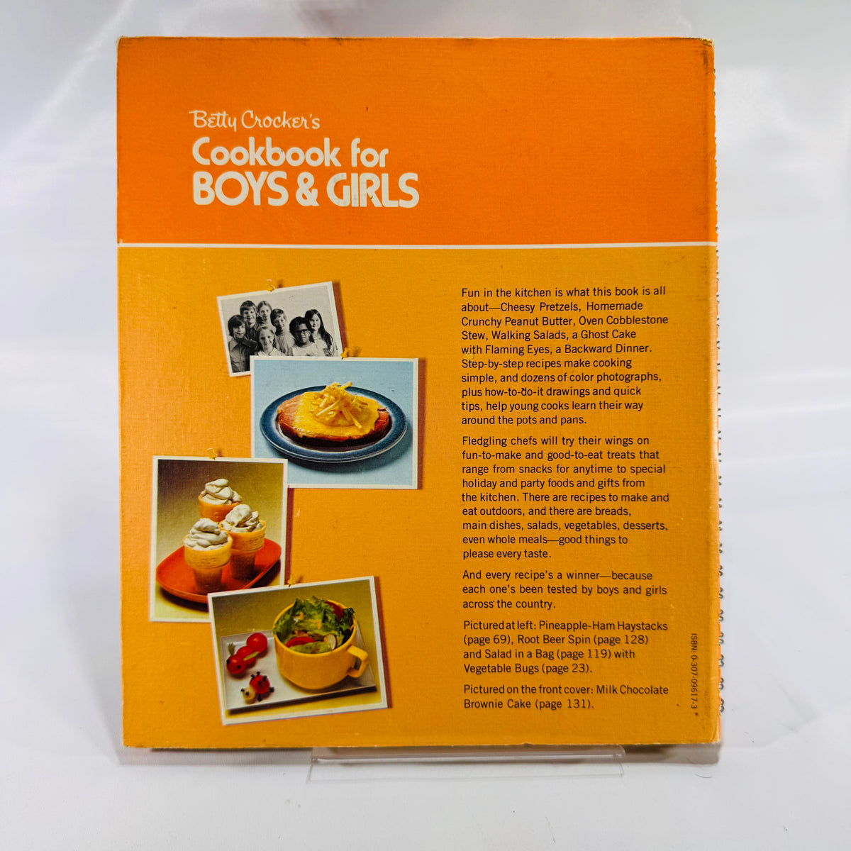 Two Vintage Betty Crocker Books Bundle: Parties for Children (1972) & Cookbooks for Boys and Girls (1976), Hardcover with Spiral Metal Bindings