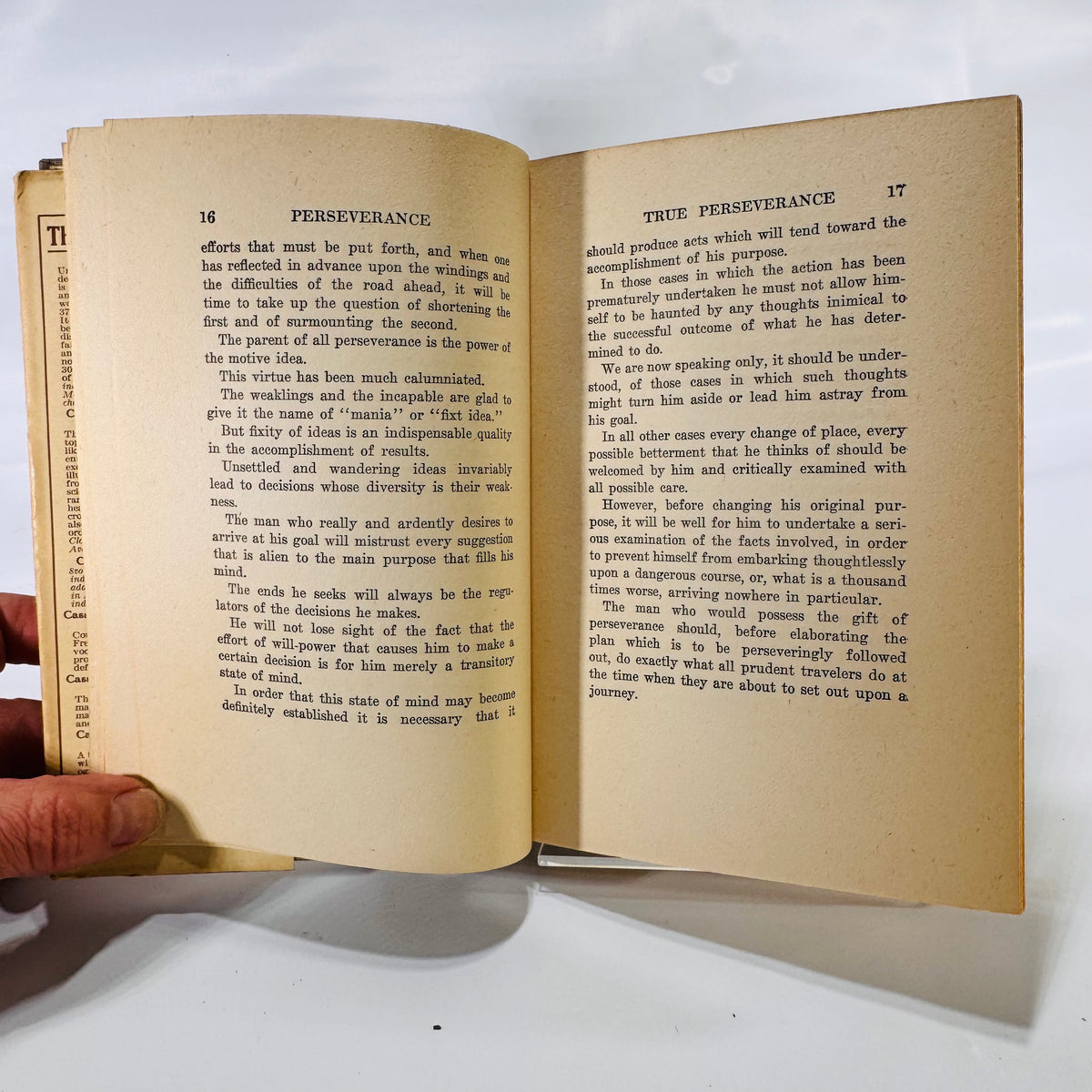 Perseverance: How to Develop It by H. Besser (1916), Funk & Wagnalls Company, Hardcover with Dust Jacket